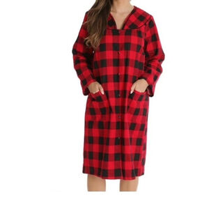 Dreamcrest Flannel Housecoat, NWOT